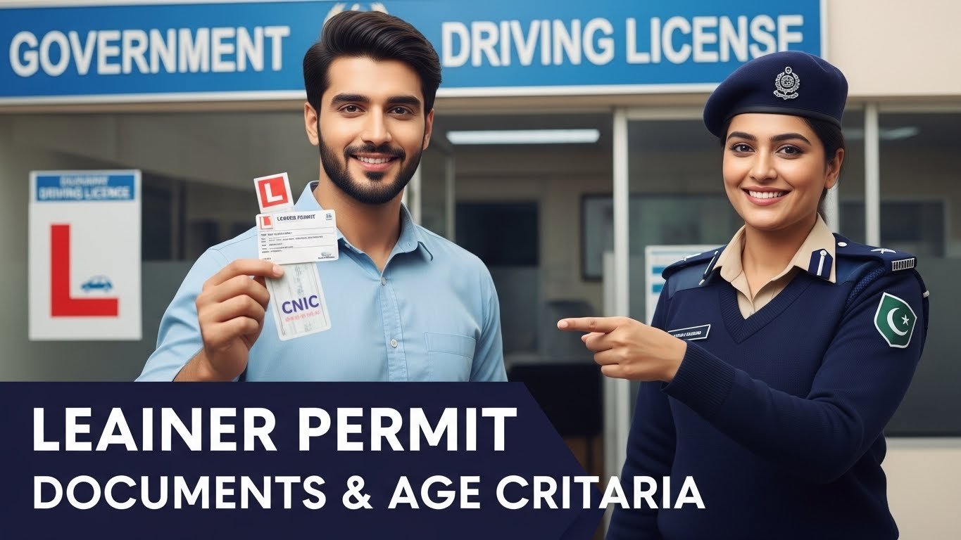 Learner Permit in Punjab Pakistan