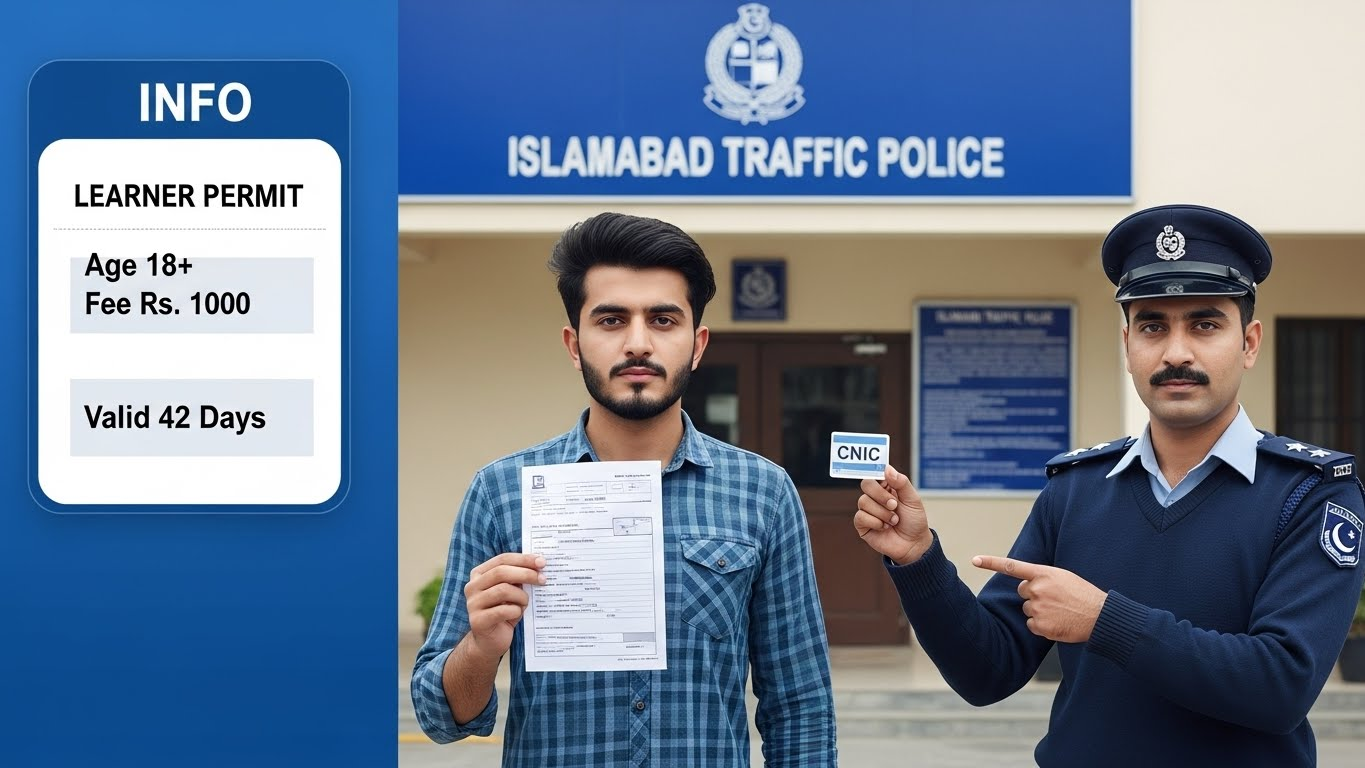 Learner Permit Islamabad Police
