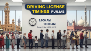 Driving License Center Timings Punjab