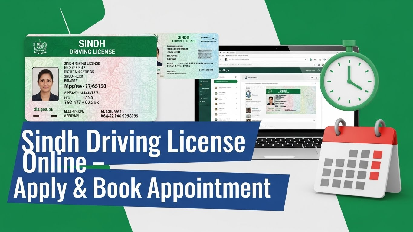 Sindh Driving License Online Appointment