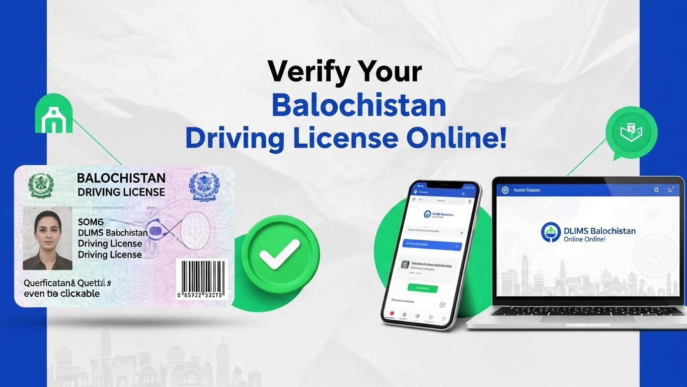 Balochistan Driving License Verification