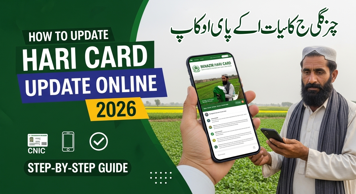 How to Update Benazir Hari Card Information Online